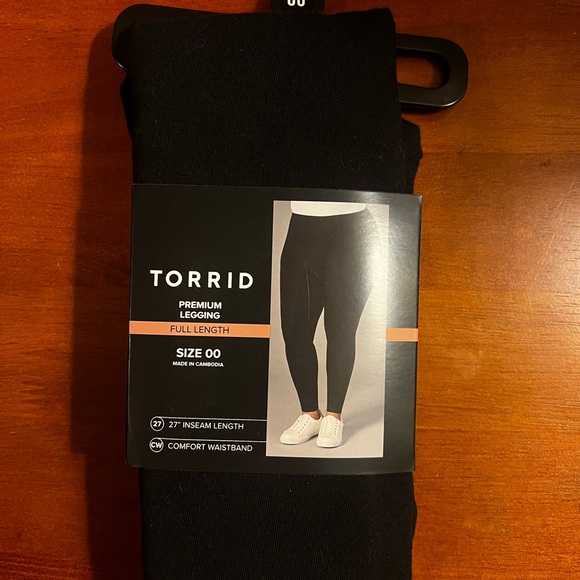 Torrid Full Length Premium Black Leggings Size: 00 - Picture 4 of 5